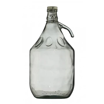 Demizson 5 Literes csatos üvegpalack,  pálinkás üveg