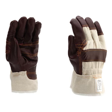 Marha színbőr tenyerű kesztyű, egyszínű