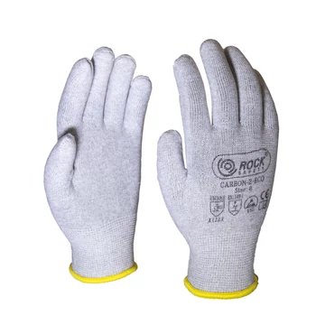 Karbonszálas poliészter ESD kesztyű mártás nélkül, gazdaságos változat