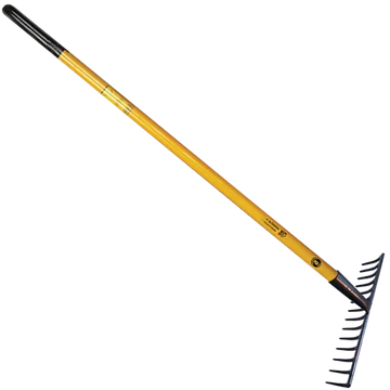 Gereblye 14 fogú sárga nyéllel MUTA PROF