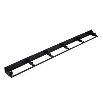 Fekete színű rugalmas RIM-BORD univerzális kerti szegély 100x4,5 cm-es méretben gyep és virágágyás elválasztásához
