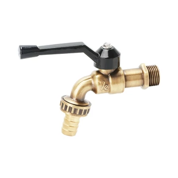 Kerti csap karos, Antikolt Réz tömlővéges1,/2"