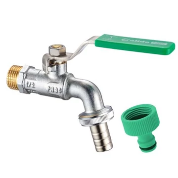 Fagyálló kerti golyóscsap 1/2"x3/4" méretben. Időjárásálló, könnyen kezelhető, tartós megoldás kültéri vízellátáshoz, öntözéshez, kerti használatra.