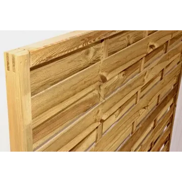 STANDARD fa kerítéselem egyenes 90x180 cm (keret: 30x40 mm)
