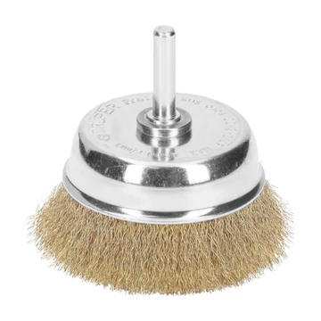 Fazék drótkefe finom sörtével fúrógéphez, 45 mm