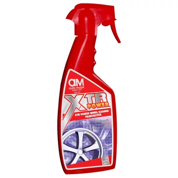 XTR Power Wheel Clean Felnitisztító 500ml – sav- és lúgmentes formula fékpor, olaj, sómaradványok ellen. Biztonságos acél- és könnyűfém felnikhez.