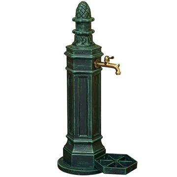 Antikolt zöld kerti kút - ROMA