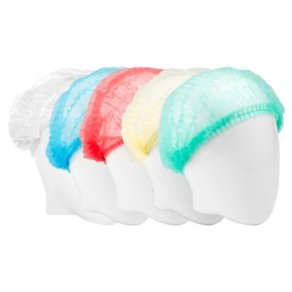 Egyszer használatos hajháló nem szőtt PP anyagból, csíksapka kialakítással. 100 db-os kiszerelés, több színben elérhető, ideális higiénikus munkakörnyezethez.