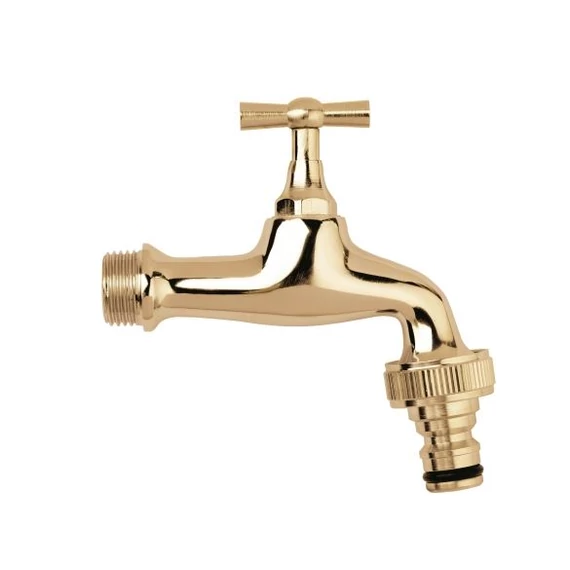 Réz kerti kifolyó- tömlővéges 3/4