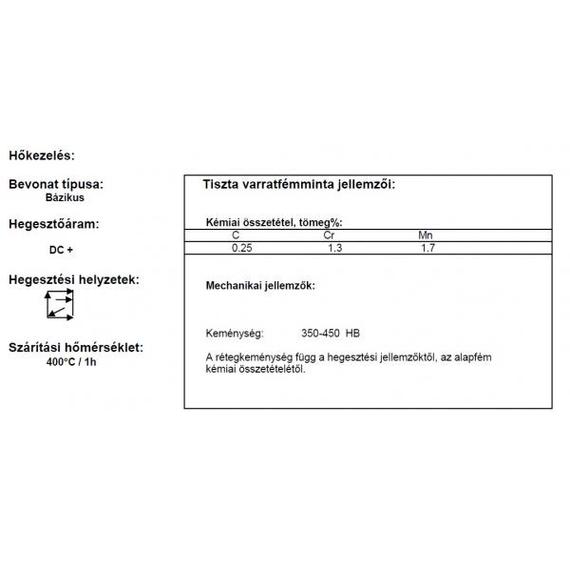 Elektróda Felrakó E-dur 600 4.0 mm