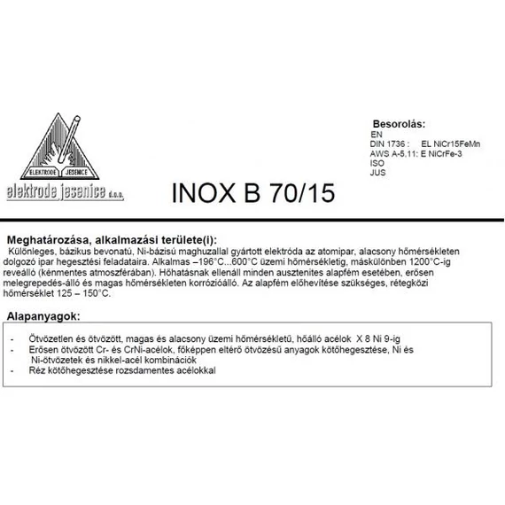 Elektróda INOX R 19/9 NC 4.0 mm