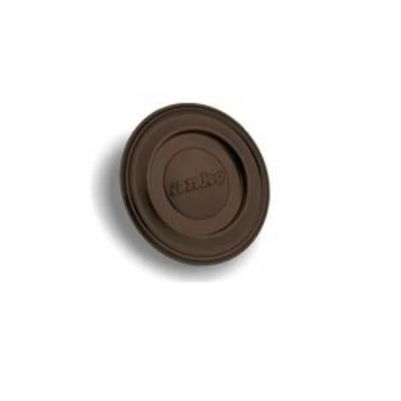 Fali hüvely fi 118 mm barna – hőálló, tartós kiegészítő füstcsövek faláttörésének esztétikus lezárásához, rusztikus és klasszikus belső terekhez ideális.