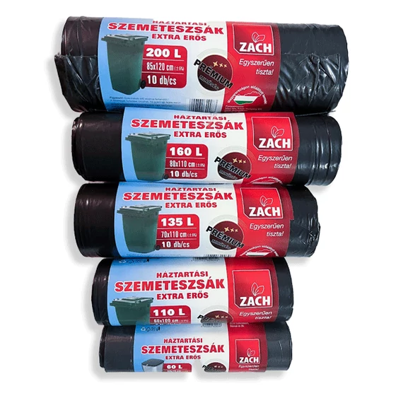 Háztartási szemeteszsák 60L