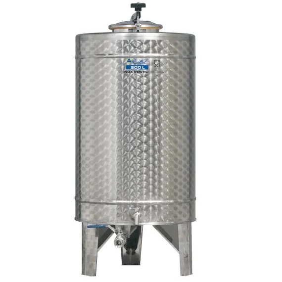 Rozsdamentes olajtartály 200L-es Zottel