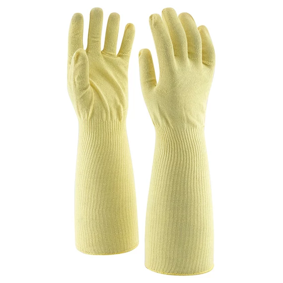 Kevlar kesztyű, egyszálas, hosszúszárral
