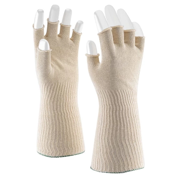 IMPALA-FL ujjvég nélküli cérnakesztyű 100% pamutból, kétszálas kötéssel. Kényelmes, légáteresztő. Tört fehér színben