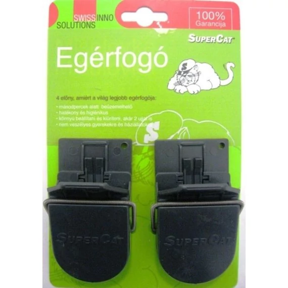 Egérfogó SUPER CAT Swiss Inno (2db)