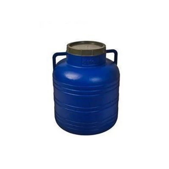 80 literes, csavaros fedéllel záródó műanyag hordó/ballon bőszájú kivitel 