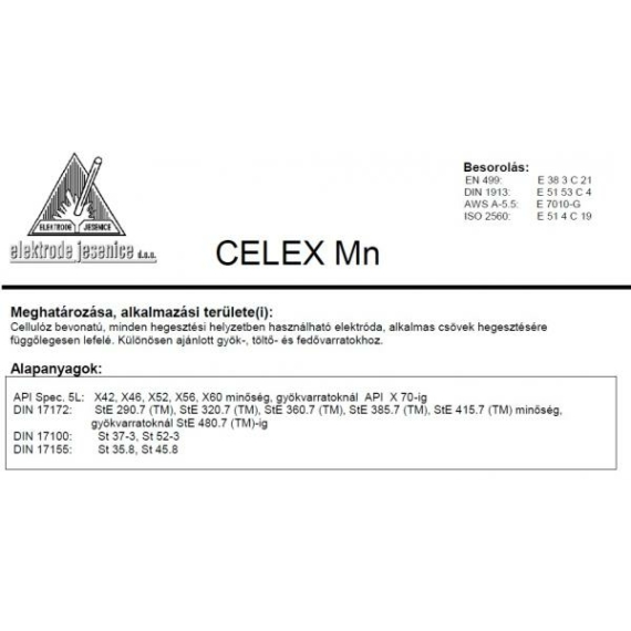 Elektróda CELEX MN 3.25 mm