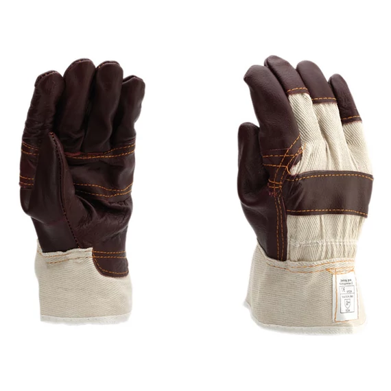 Marha színbőr tenyerű kesztyű, egyszínű