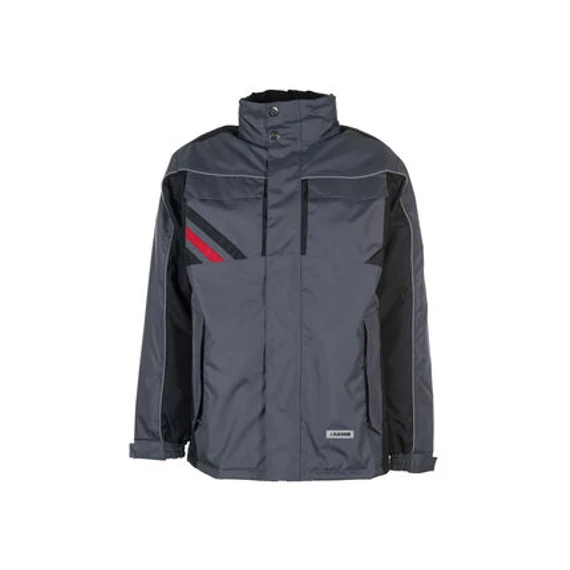 Highline téli dzseki, szürke/fekete/piros