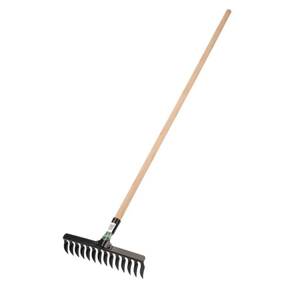 Nyelezett gyepl. Cortex festett 14 f. gereblye