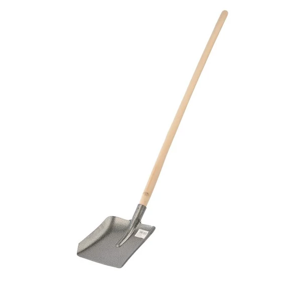 Nyelezett lapát ezüst négyszögletes S713 (125cm hajl.nyél)
