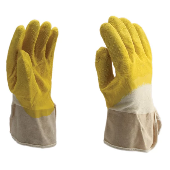 Latexmártott pamut kesztyű