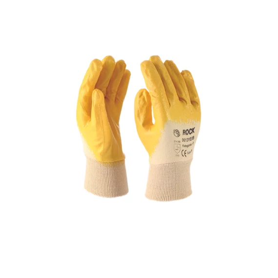 Nitrilmártott pamut kesztyű