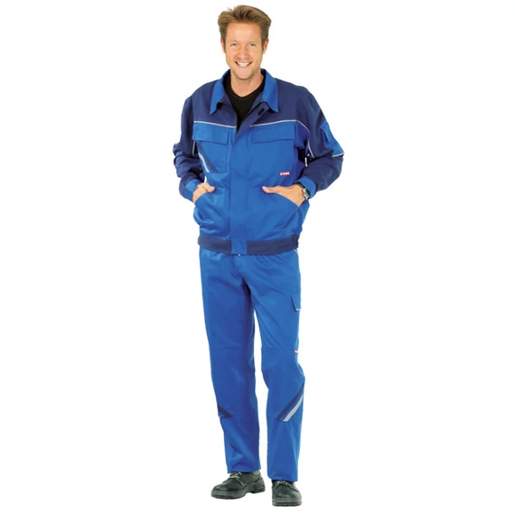 Highline dzseki, búzakék/sötétkék, 65% poliészter, 35% pamut