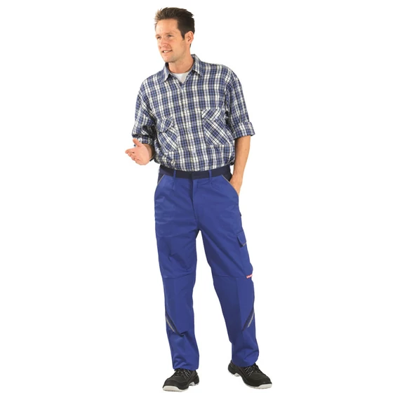 Highline derekas nadrág, búzakék/sötétkék, 65% poliészter, 35% pamut