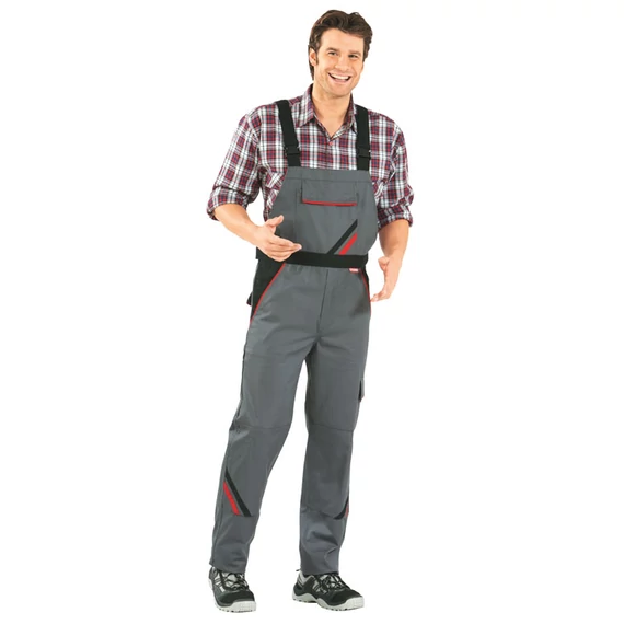 Highline mellesnadrág, szürke/fekete, 65% poliészter, 35% pamut