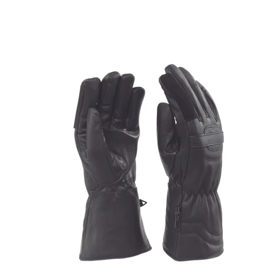 Motoros téli bőrkesztyű