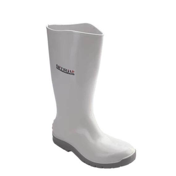 Nitril/PVC/gumi S4 csúszásmentestalpú csizma, fehér