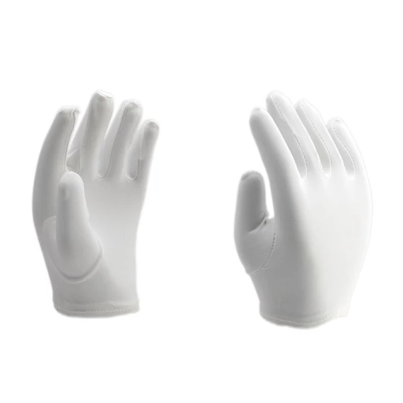 Nylon kesztyű, fehér