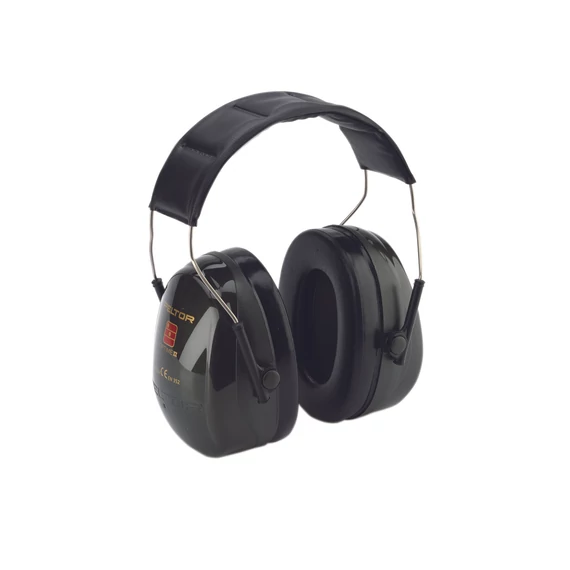 Optime II fültok – 31 dB zajcsillapítás, kényelmes párnázás, összehajtható kialakítás, EN352 szabványos hallásvédelem nagy zajterhelésű munkákhoz.