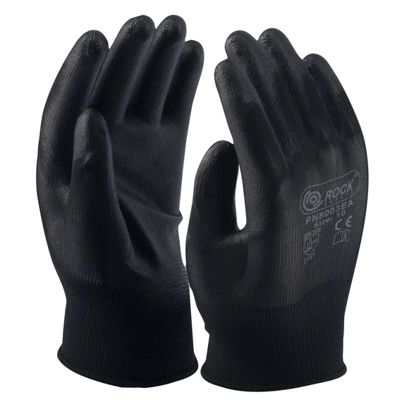 Poliészter szerelőkesztyű PU tenyérmártással