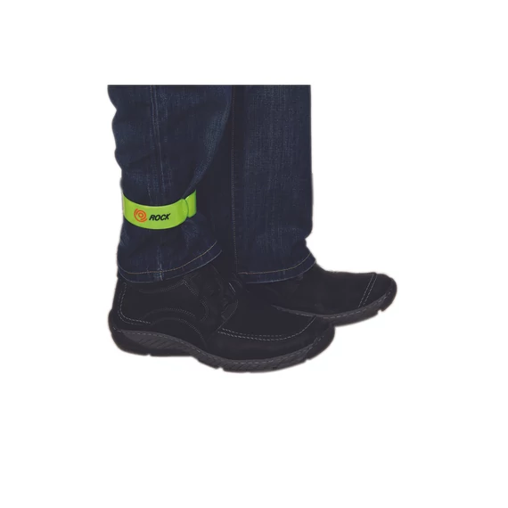 Jólláthatósági boka/csukló pánt, sárga,4x25 cm