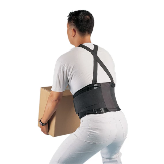 Rugalmas spandex deréktámasz tépőzárral. Kényelmes, stabil tartást ad munkához, sporthoz vagy ülőmunkához. Több méretben, diszkrét viselet.