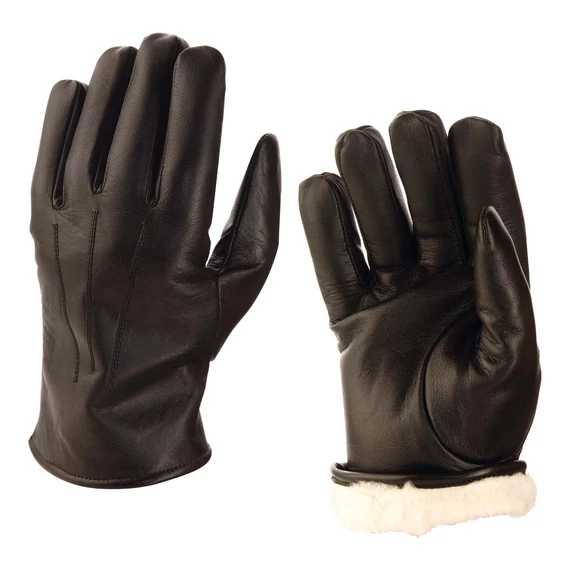 Szőrmebélelt nappakesztyű