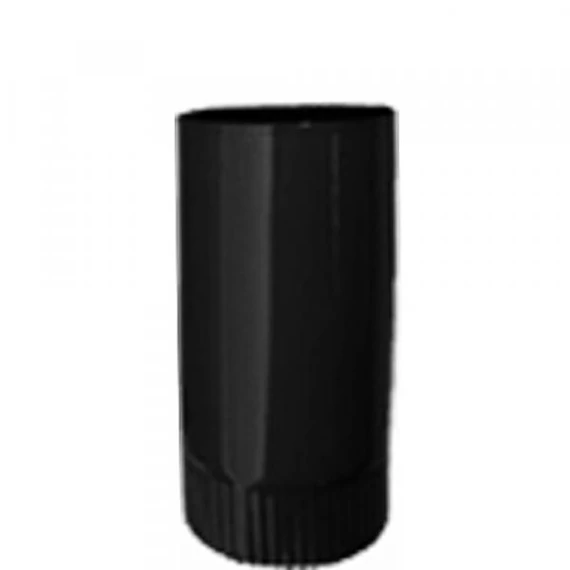 Füstcső 250 mm fekete, fi 120 mm, zománcozott, 0,5 mm falvastagsággal – kompakt, tartós és esztétikus megoldás kályhákhoz, kandallókhoz és kazánokhoz.