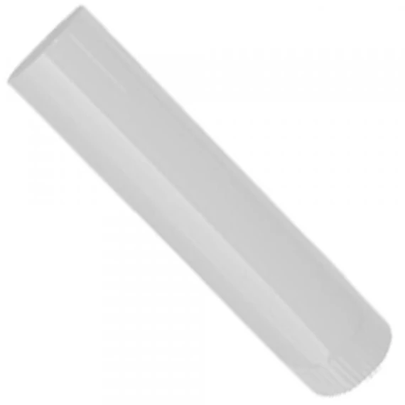 füstcső 400 mm fehér, fi 120 mm, zománcozott, 0,5 mm falvastagsággal vékony falú, esztétikus megoldás