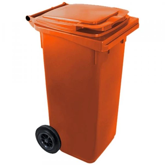 Háztartási kerekes kuka 120 L BARNA