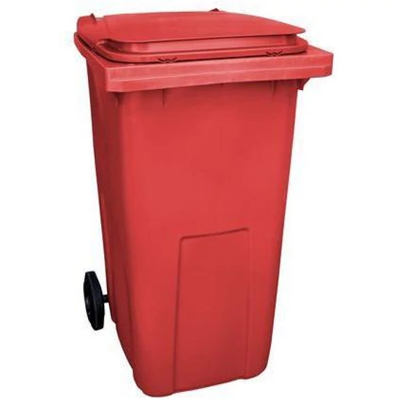 Háztartási kuka 240 L PIROS kerekes