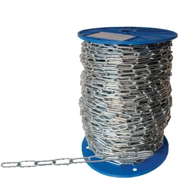 Lapos folyólánc 30 horganyzott 120 fm/tek.