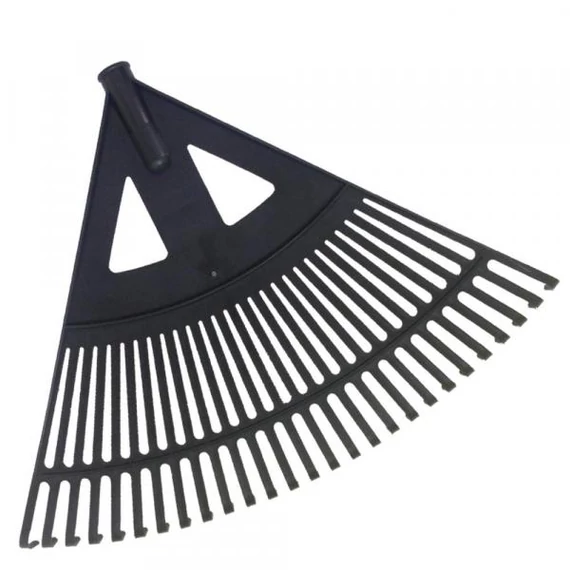 Lombseprű műanyag 60cm íves fekete