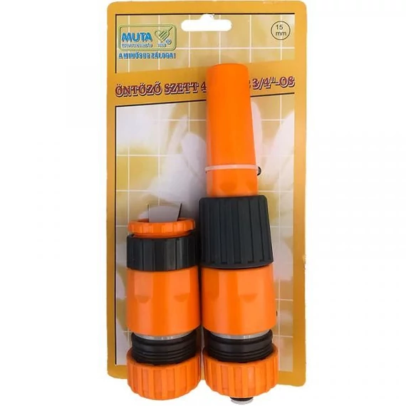 Öntöző szett 4 részes 3/4"-os /normál átfolyás