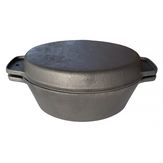 Öntvény ováledény fedővel