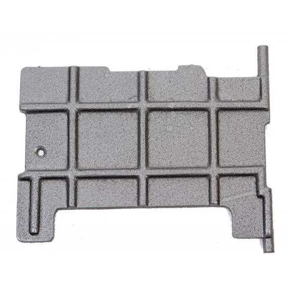 FK-150/5 szikrafogó öntvényből, 277x187 mm méretben. Megbízható védelem Totya és Kazi kazánokhoz, 200x300 mm-es ajtóba illeszkedik, hőálló kivitel.