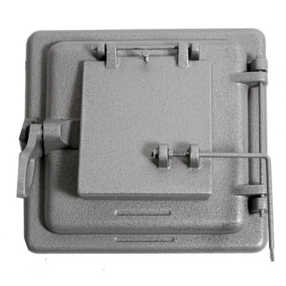 Tűztérajtó DT-130HL 220x220 (lepkés)